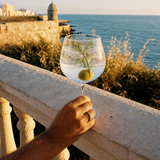 Olive tonic cocktail concept — Verandah Tonic