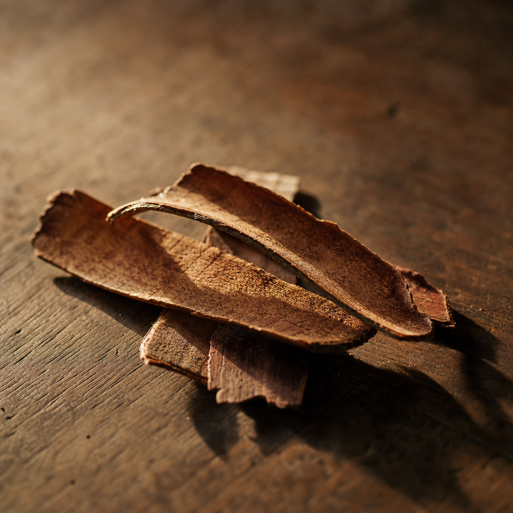 Cinchona bark — the source of quinine in Verandah Tonic