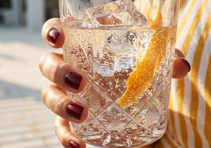 Verandah Tonic cocktail hero lifestyle image
