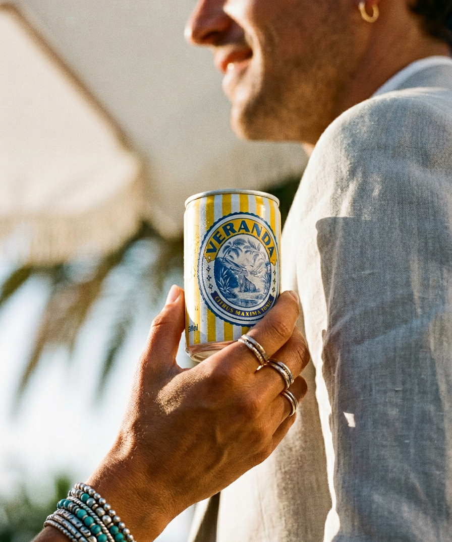 Verandah Tonic cocktail hero lifestyle image