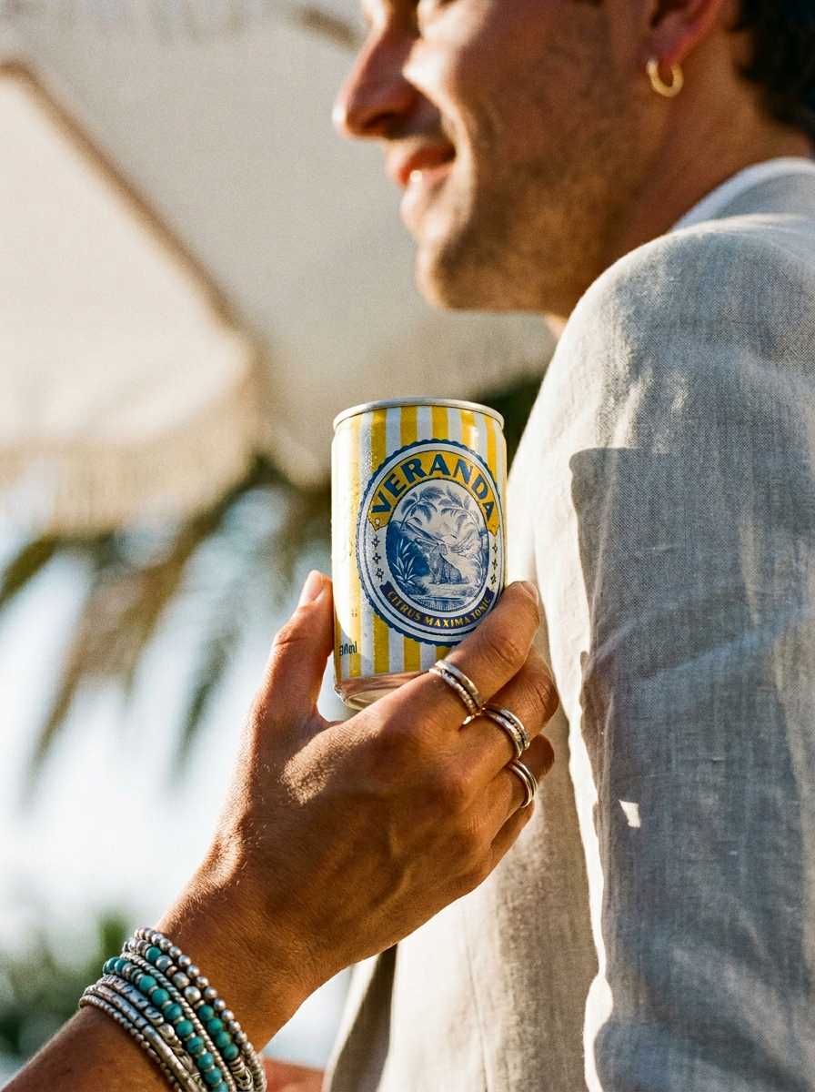 Verandah Tonic cocktail hero lifestyle image