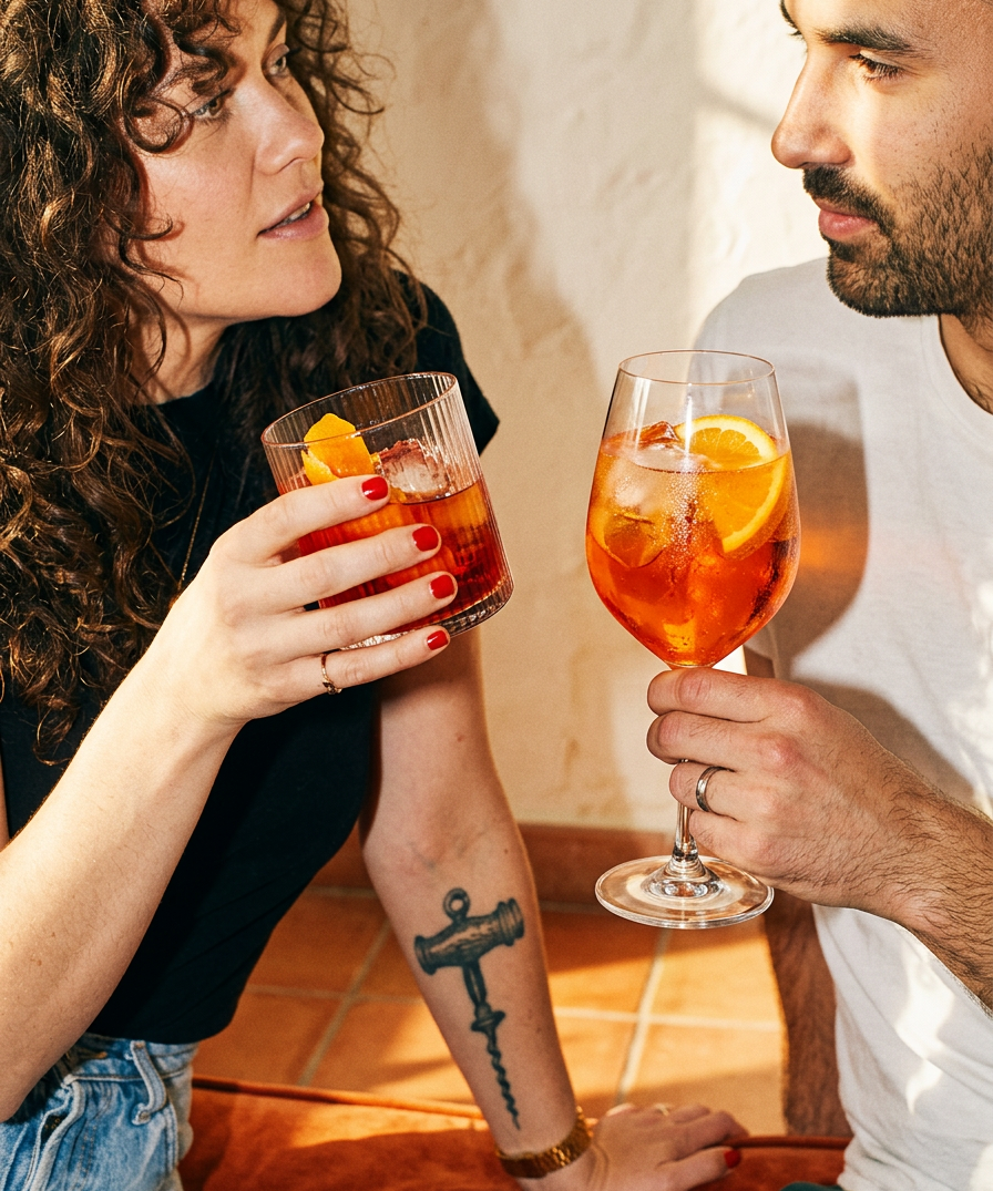 Friends enjoying Verandah Tonic premium tonic water